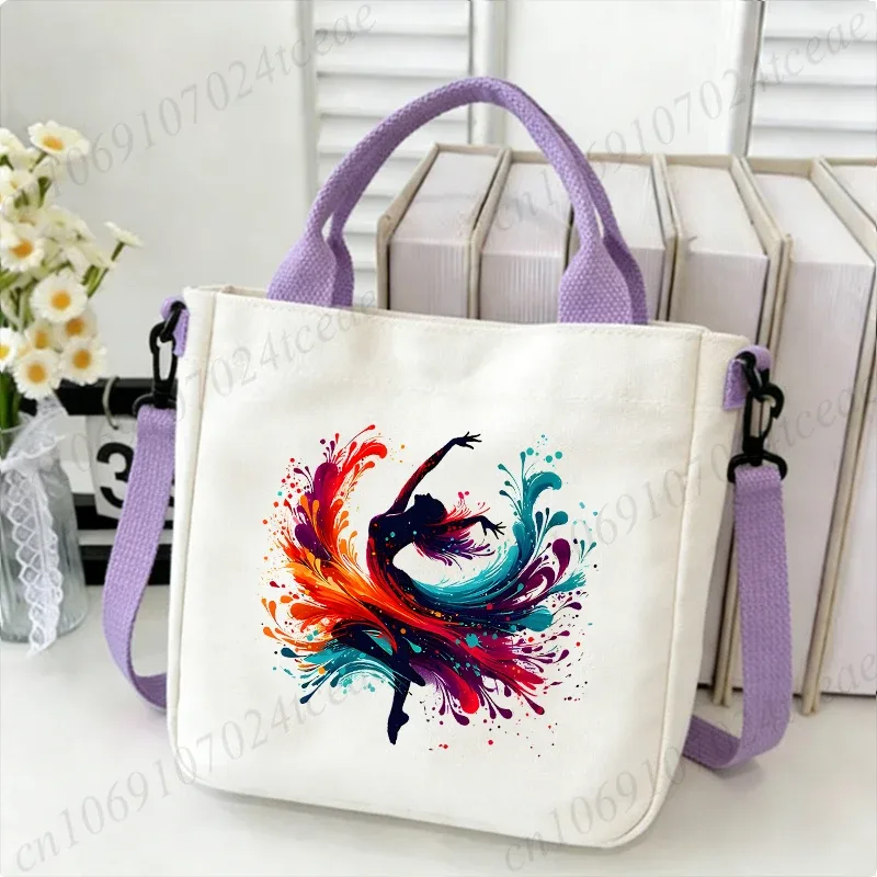 sac à bandoulière en toile pour femmes, sacs à bandoulière esthétiques pour filles, sacs à main fourre-tout à la mode pour adolescents, garçons et filles, cadeau