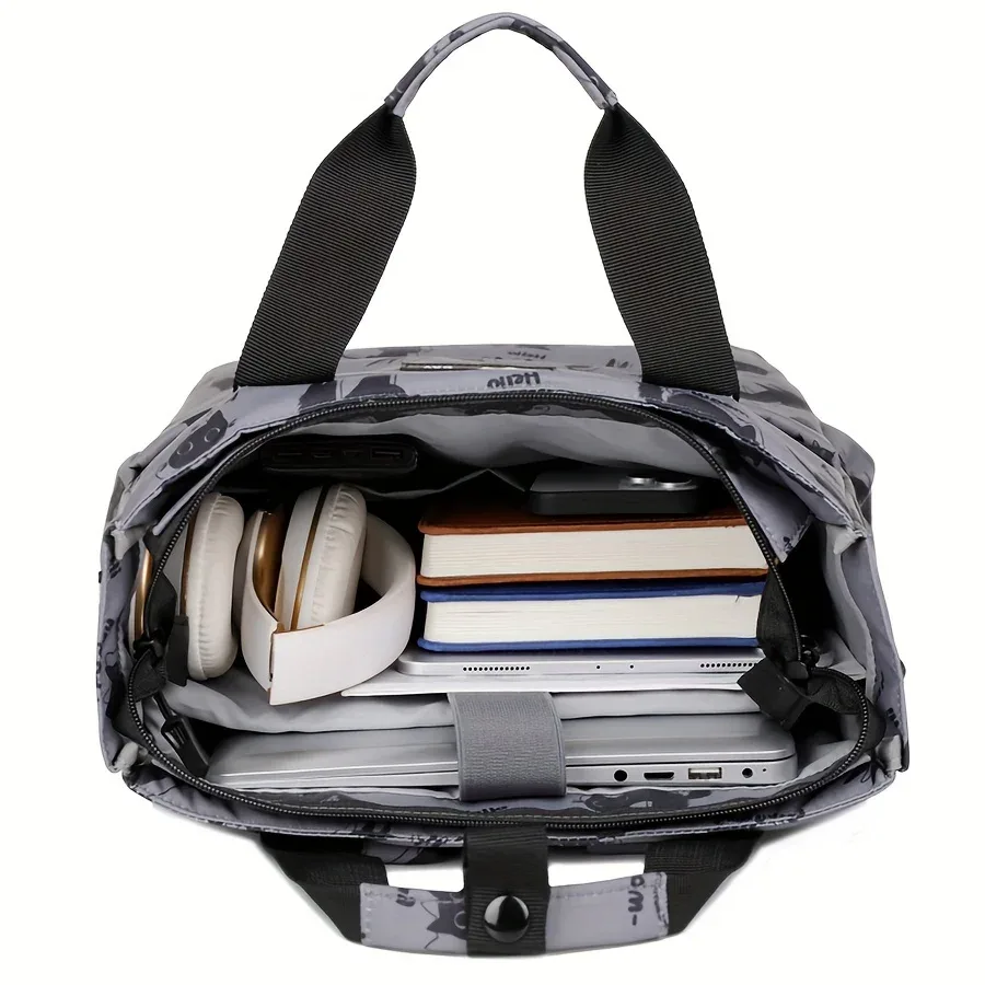 sac à dos de dessin animé d'affaires de 15.6 pouces, sac de voyage de conférence, cartable d'étudiant, sac multifonctionnel pour ordinateur portable, sacs à dos