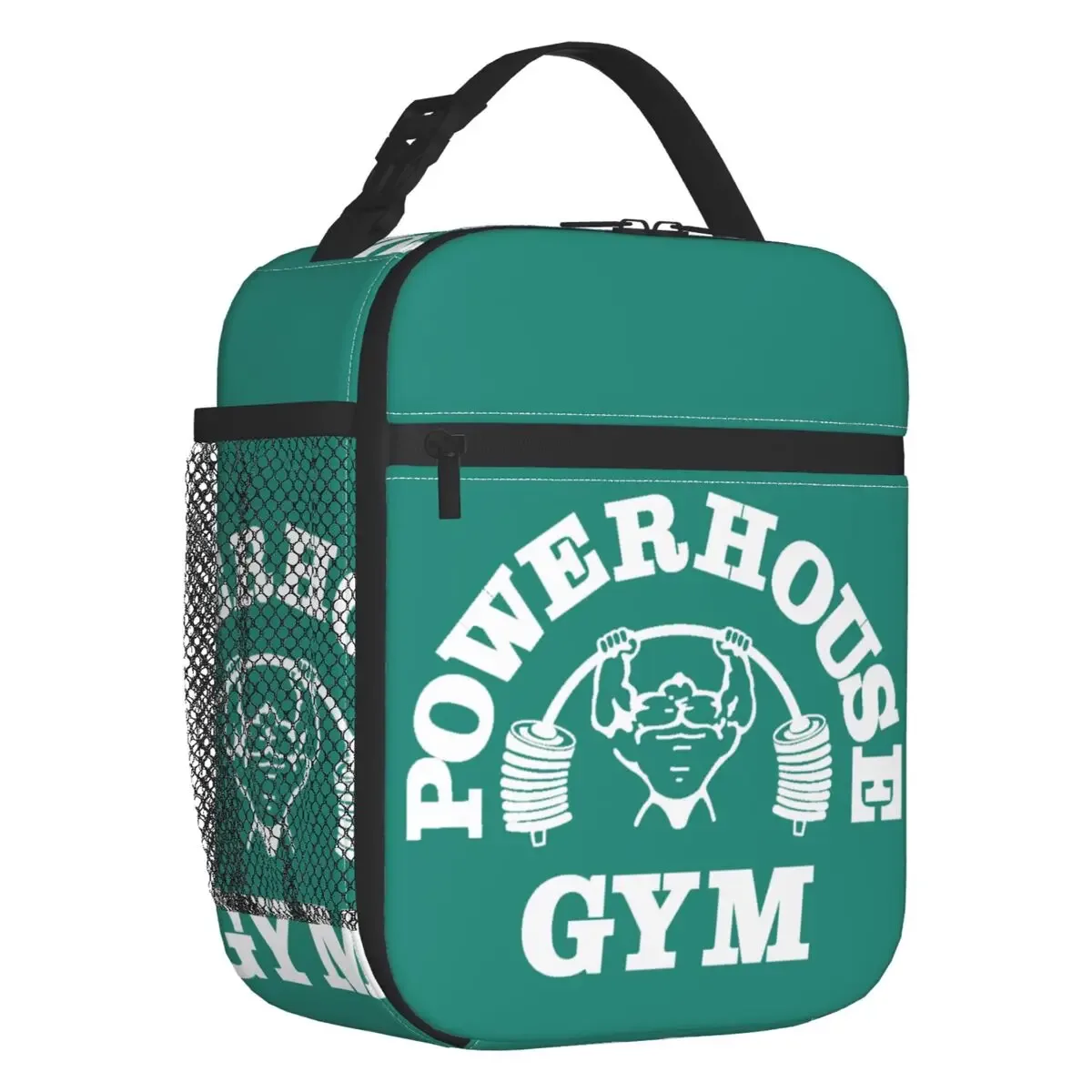 sac isotherme personnalisé powerhouse gym pour femme, sac fourre-tout portable, glacière thermique, boîte à lunch pour voyage, musculation et fitness
