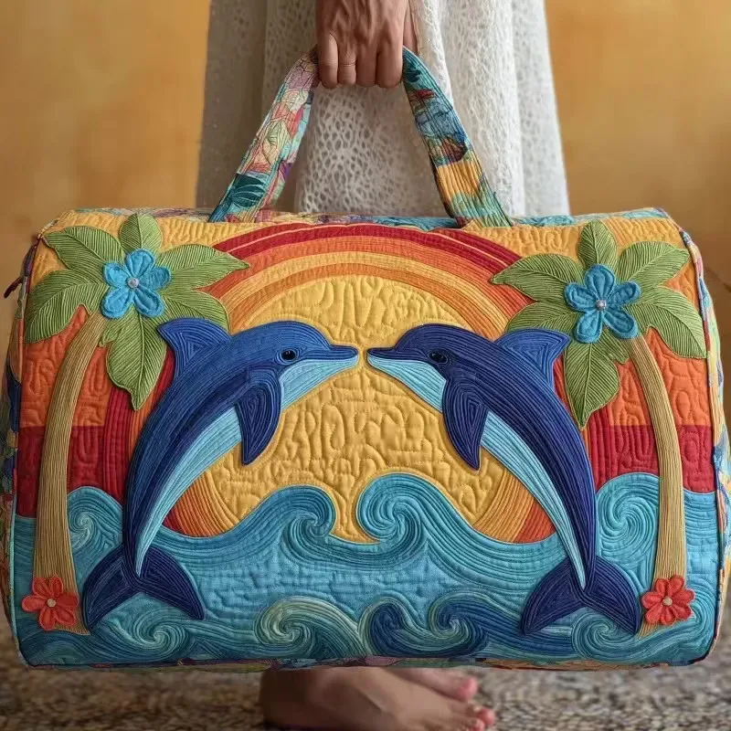 sac de voyage matelassé grande capacité, artisanat de matelassage 3d, sac de voyage, sacs fourre-tout, sac à main pour courtes distances