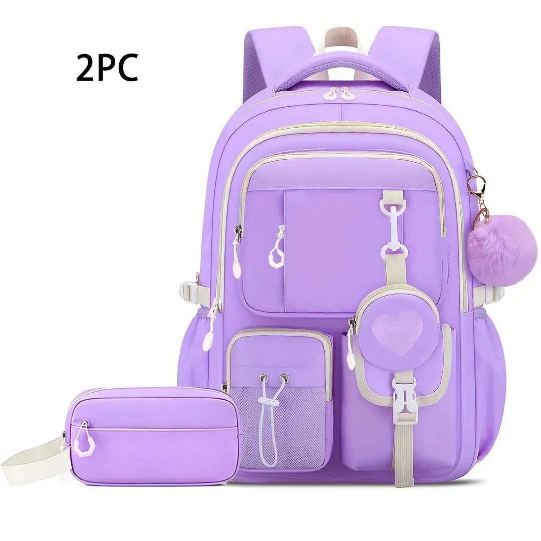 sacs d'école pour enfants pour adolescentes ensemble cartable kawaii école primaire 3 pièces sac à dos de lycée enfants sac à dos de voyage