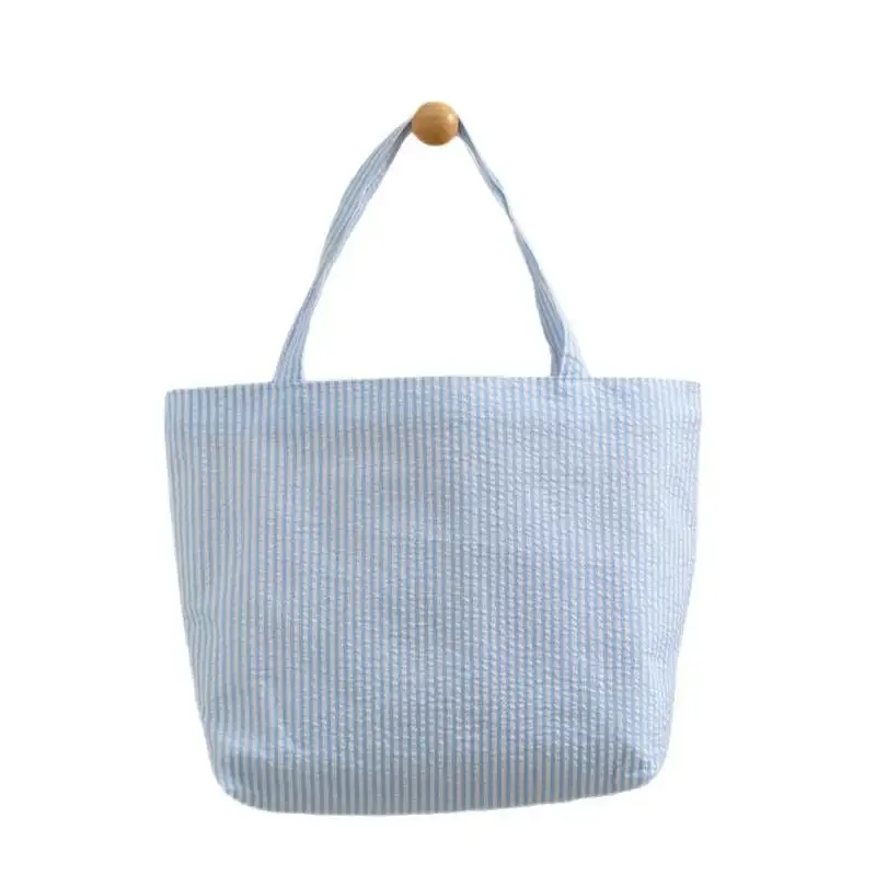 1 pcs sac fourre-tout à motif rayé tendance, sac à bandoulière matelassé polyvalent, sac de shopping de grande capacité