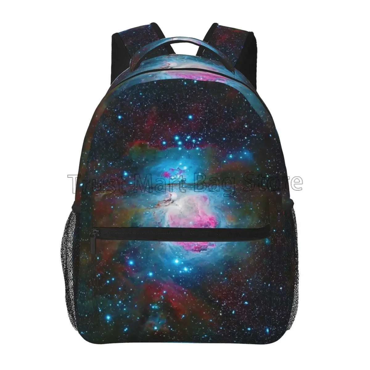 sac à dos blue galaxy starry stars pour adolescents, sac à dos pour filles et garçons, sac de voyage pour ordinateur portable, espace, lycée