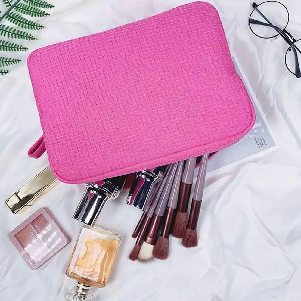 pochette de maquillage personnalisée brodée avec nom, sac cosmétique sur mesure, cadeau pour demoiselle d'honneur, cadeau pour lune de miel, cadeau pour l'équipe de mariage