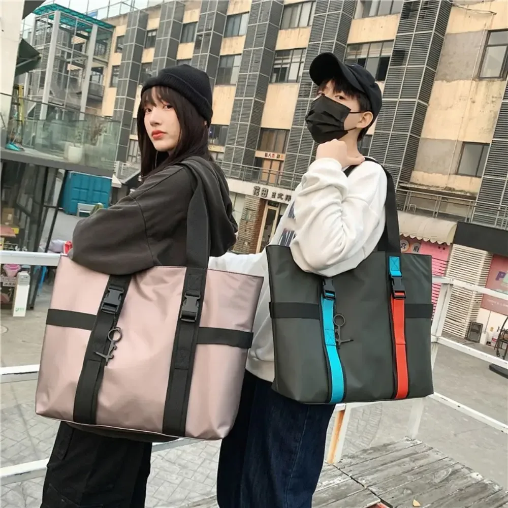 sac fourre-tout imperméable et durable pour homme, grande capacité, en tissu oxford, sac de voyage décontracté, sac de sport en nylon, streetwear