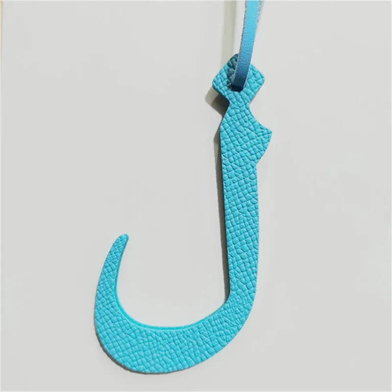 nouveau porte-clés de luxe en cuir véritable avec lettre arabe l, pendentif de sac à dos, breloque de sac pour femmes