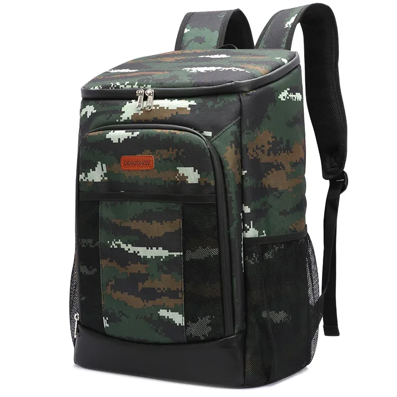 denuoniss 30l grande capacité sac à dos thermique porte alimentaire étanche refroidisseur sac à dos conteneur thermique grand isolation