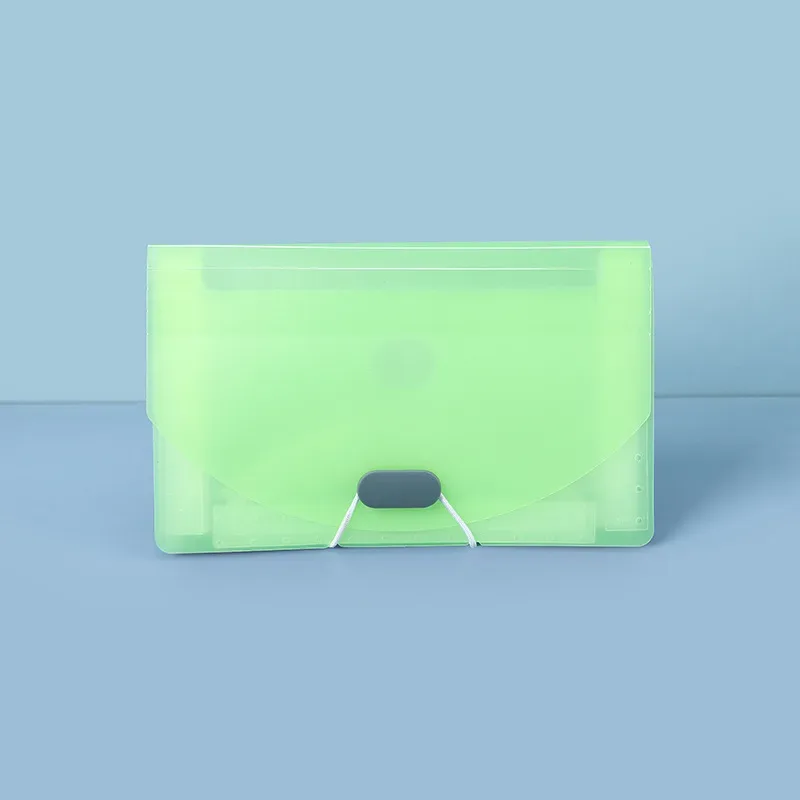 mini sac de rangement pour accordéon a6, multifonctionnel pp étanche, sac de rangement pour reçus et factures, clip pour documents, 7 compartiments étanche