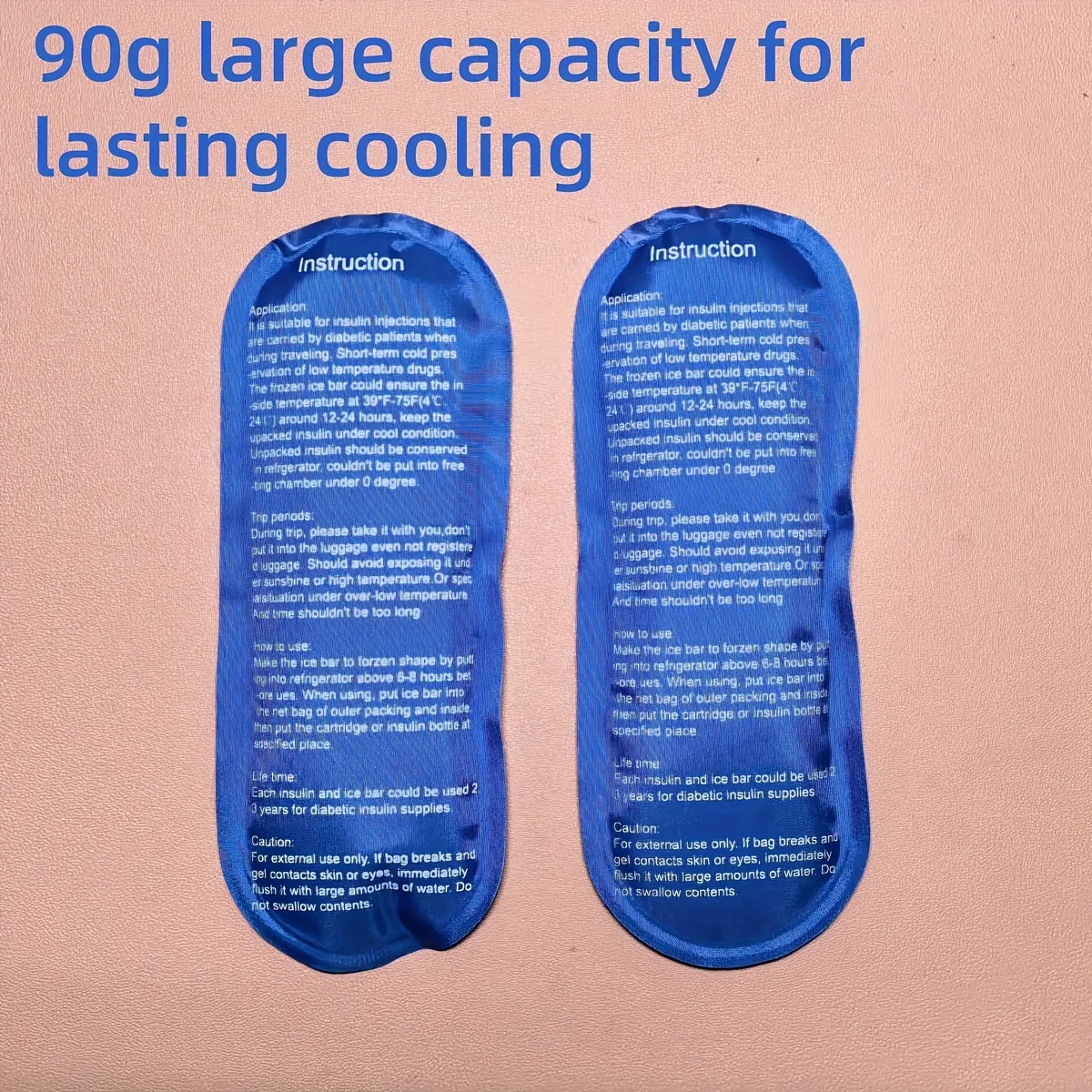 sac isotherme portable pour insuline, avec packs de refroidissement, étui isotherme pour insuline, design léger avec fermeture éclair, sac de rangement de voyage