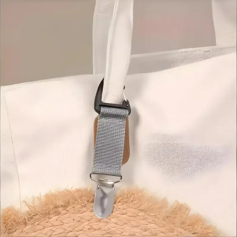 clip de chapeau portable multi-usages, support de chapeau de paille de voyage, clip de sac, organisateur de gants pour camping et accessoires d'équipement extérieur