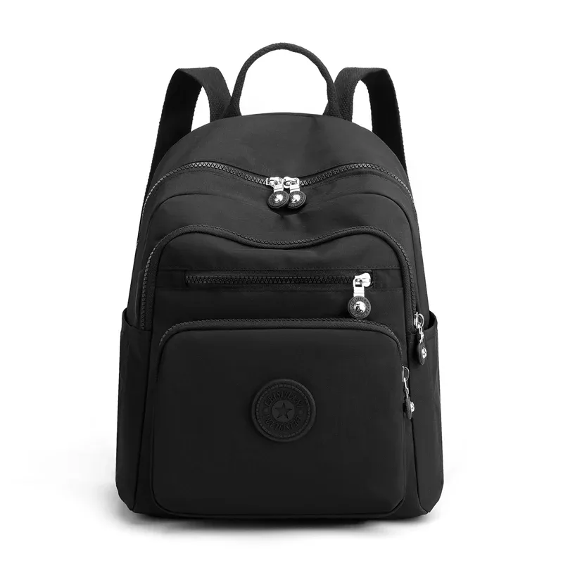 mochila feminina mini sac à dos pour adolescente, sac à dos décontracté en nylon imperméable pour femmes, sac à dos de poitrine 2018
