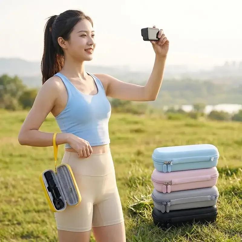 pour osmo pocket 4, étui de transport, accessoires, sac de rangement portable en eva, petit sac de protection rigide, housse de protection