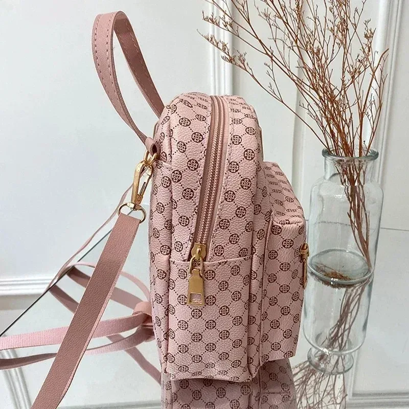 sac à main pour femmes, sac à bandoulière simple, sac à dos double épaule, mode tout assorti, sac à dos de loisirs de grande capacité