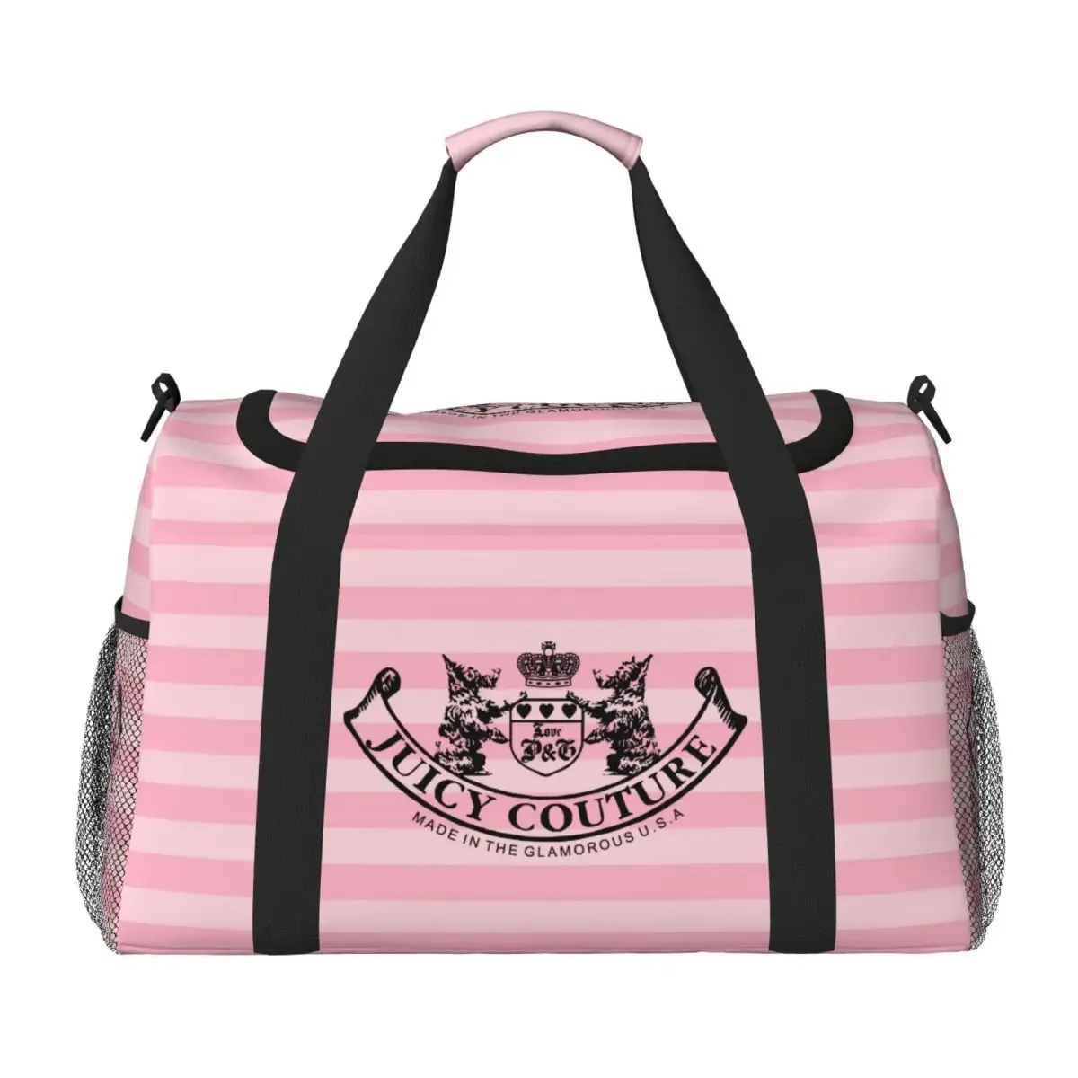 j-juicy-c-couture sac de voyage unisexe, sac à bandoulière, sac de cabine, sac fourre-tout grande capacité, sac de week-end, sac de sport