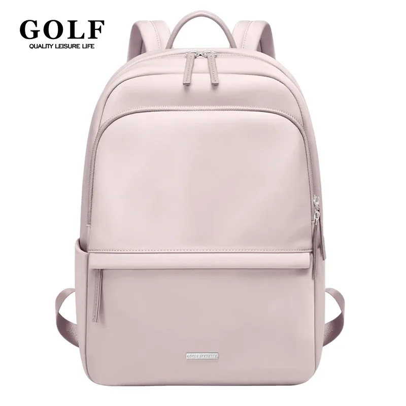 Sacs à dos esthétiques de GOLF pour femmes, sac à dos étanche de voyage mignon pour ordinateur portable de 15 à 6 pouces, cartable Slim et léger antivol