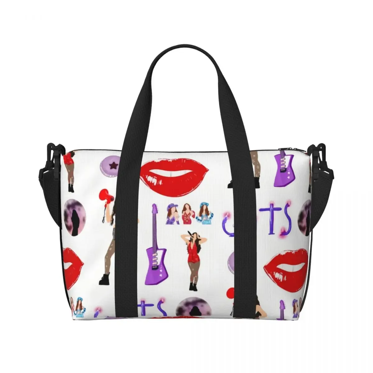 sac fourre-tout personnalisé olivia guts world tour pour femme, grande capacité, chanteuse américaine, auteurs-composeurs, salle de sport, plage, sacs de voyage, 2024
