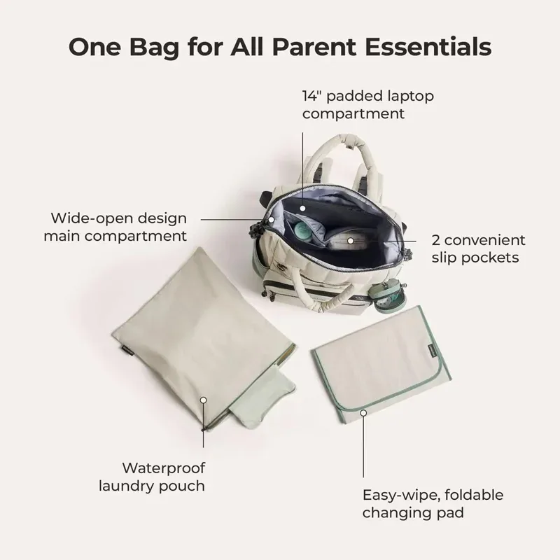 bagsmart sac à dos à couches étanche avec matelas à langer 25l mère sacs à dos à couches de grande capacité pour arrêter de sortie