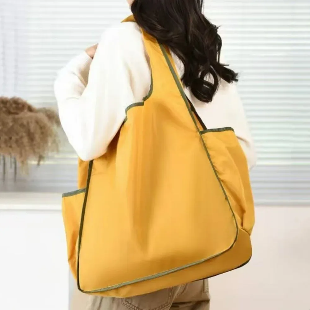 Sac de courses portable écologique, sac de rangement de grande capacité, sac à bandoulière étanche, sac de courses pliable pour la plage