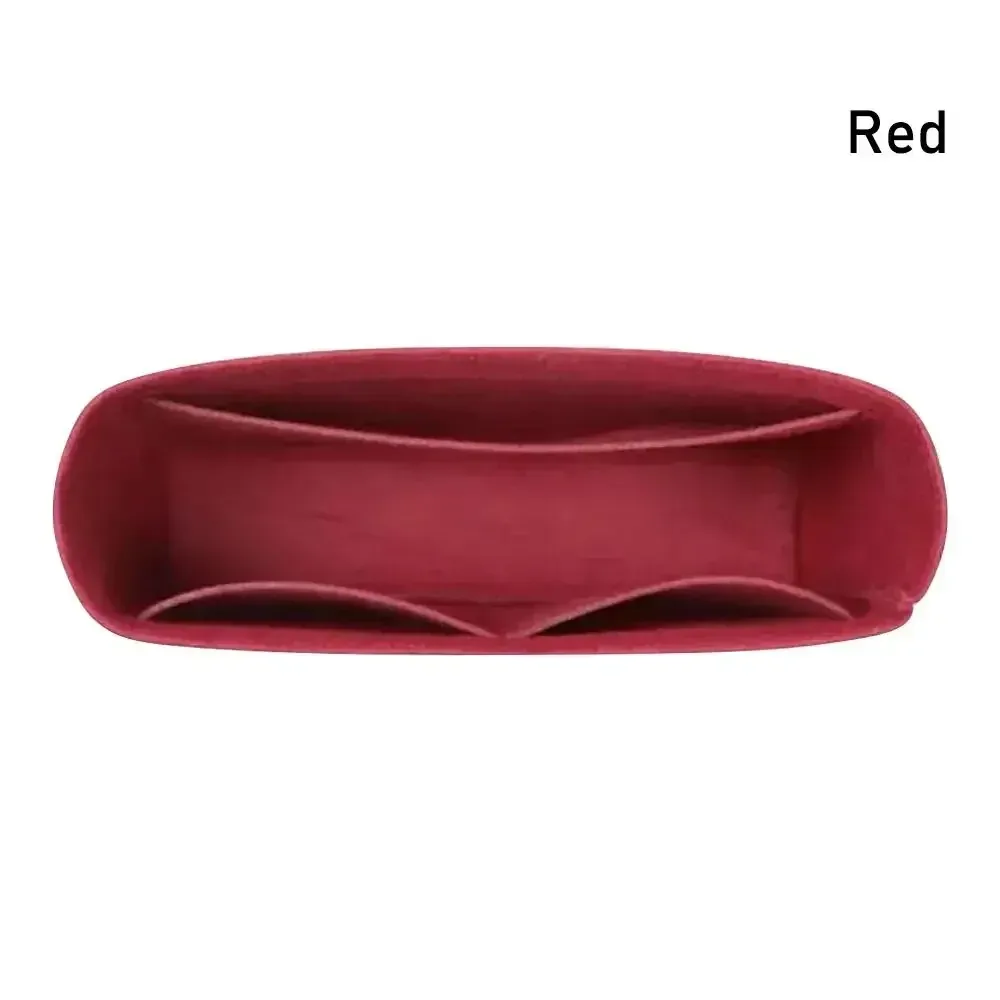 sac de doublure multi-poches, insertion de sac à main en feutre, mini sac de rangement, évalué pour longchamp