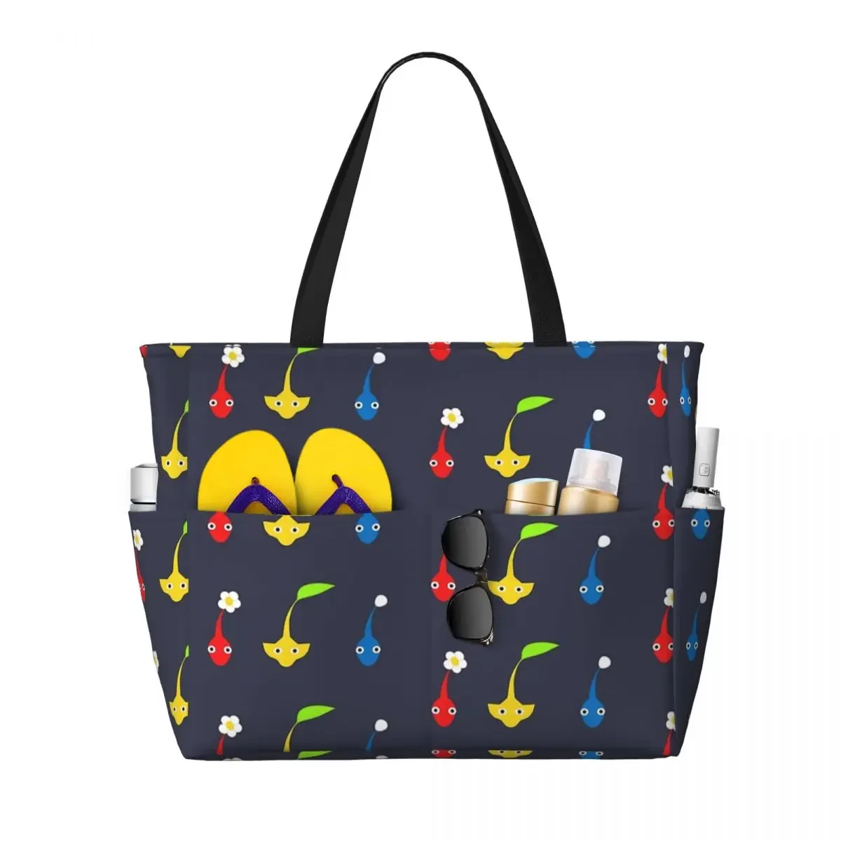 pikmin sac fourre-tout de plage sport gym yoga duffle grand sac fourre-tout femmes sac de voyage sac de fitness