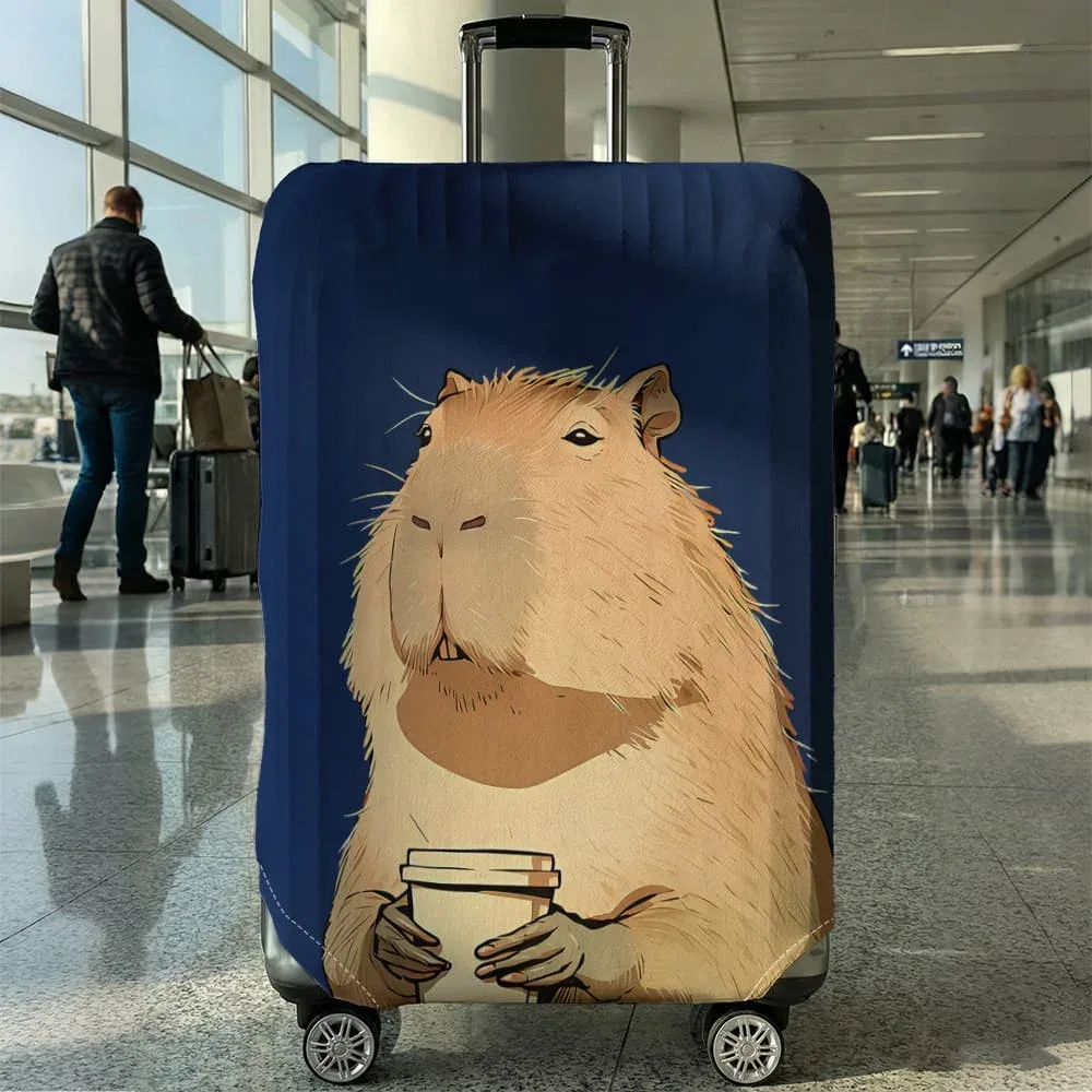 housse de protection pour bagages à motif animal, ensemble adapté aux bagages de 18 à 32 pouces, housse de poignée de valise, accessoires de voyage