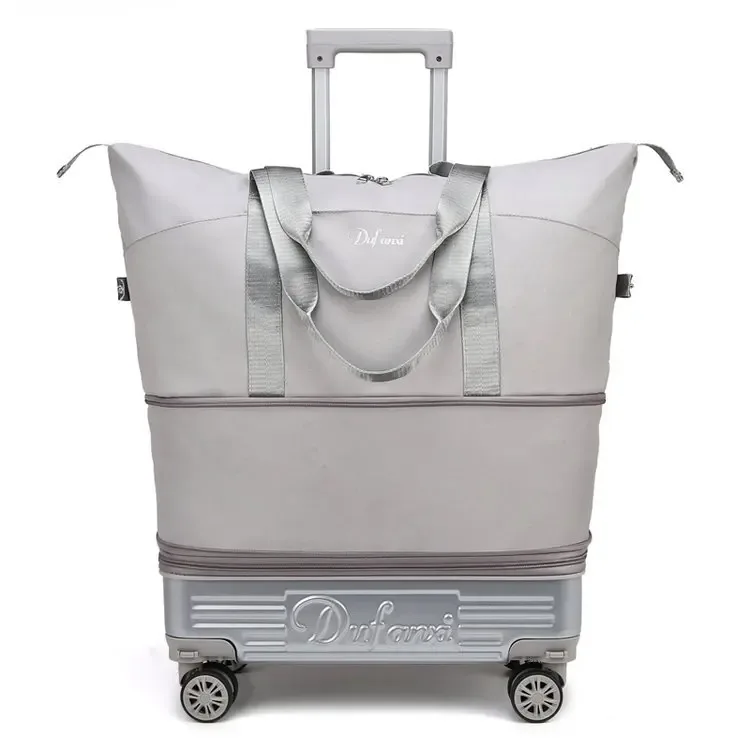 sac de voyage portable de grande capacité pour hommes et femmes, en tissu oxford résistant à l'usure, sac de voyage à main pour les courts séjours, sac de rangement