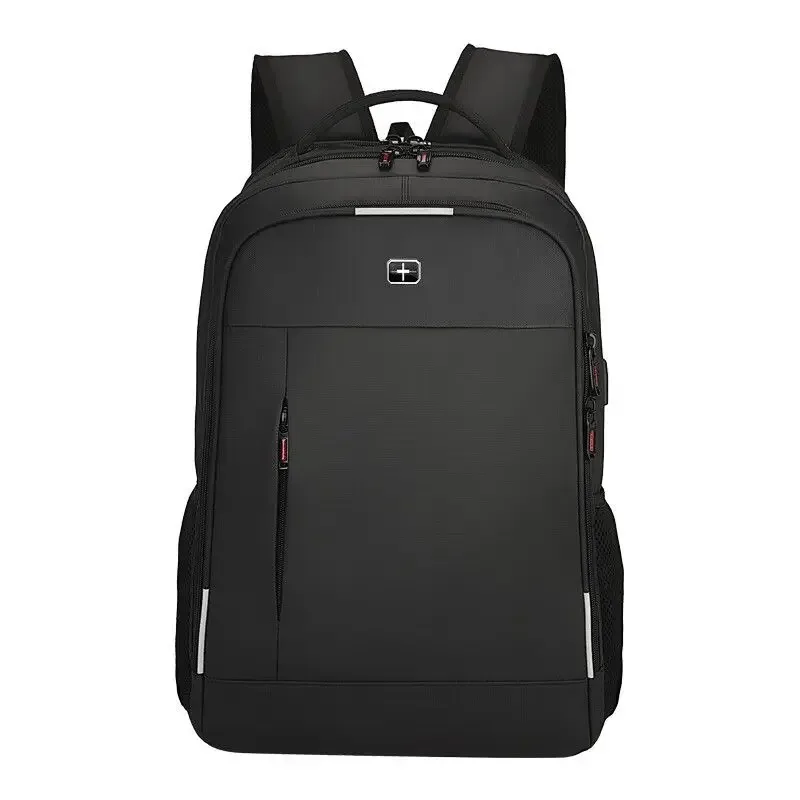 sac à dos suisse étanche de grande capacité pour hommes et femmes, sac pour ordinateur portable de chargement usb, sac de voyage d'affaires, 17 pouces
