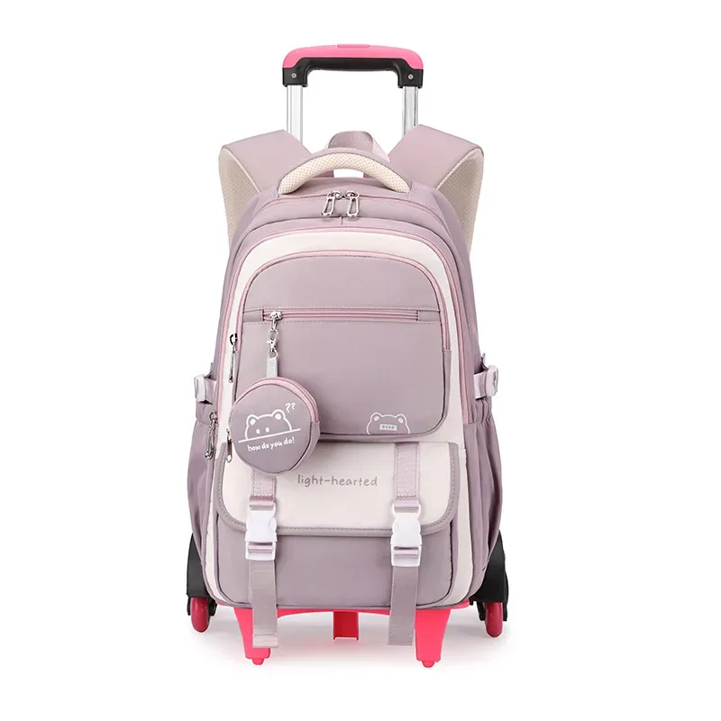 sac à dos d'école pour enfants sac à roulettes sac à dos pour étudiants sac de livre sac d'école roulant pour filles sac à dos à roulettes pour enfants