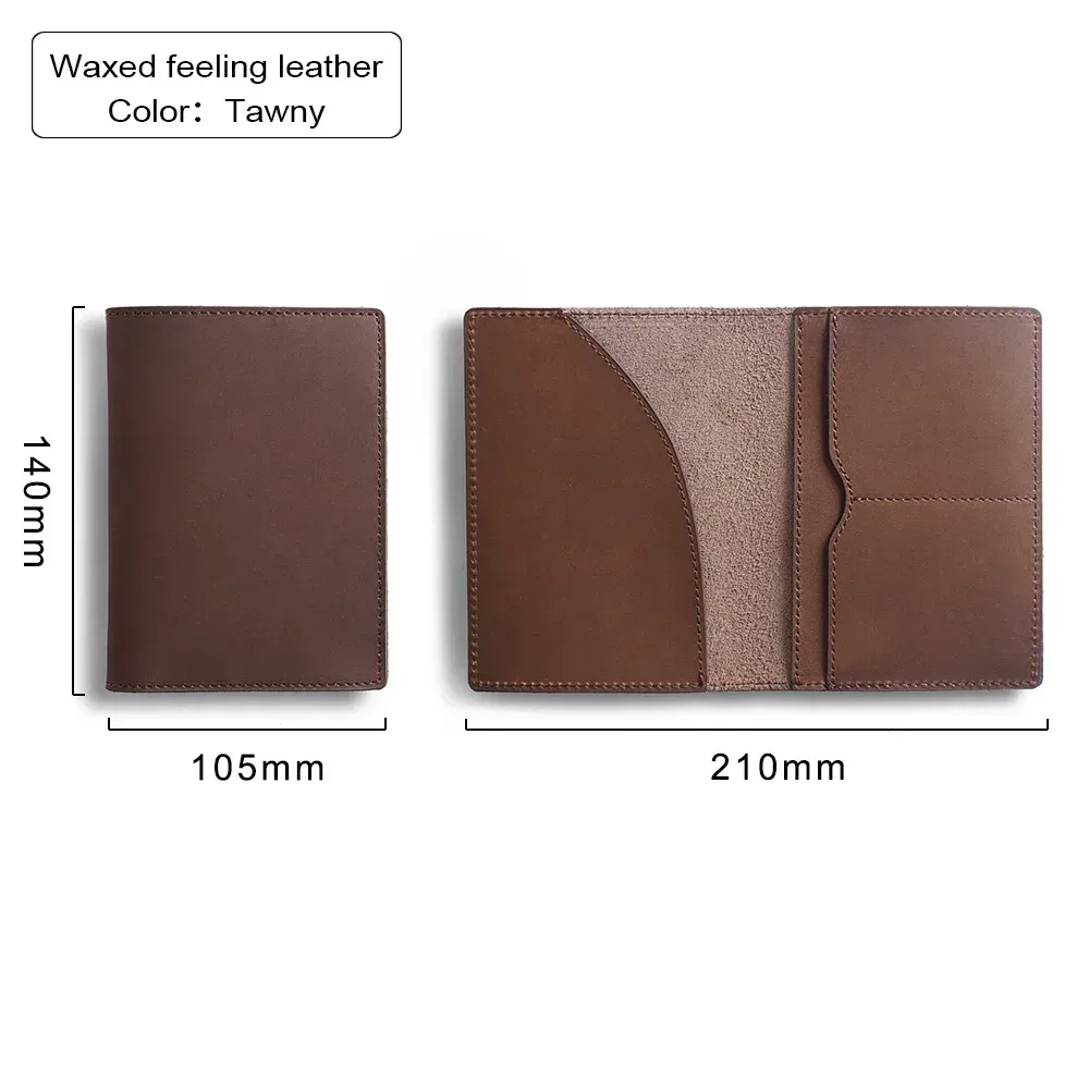 porte-passeport en cuir pour les essentiels de voyage, étui mince pour passeport, portefeuille de voyage, sac pour cartes de crédit pliable pour femmes et hommes