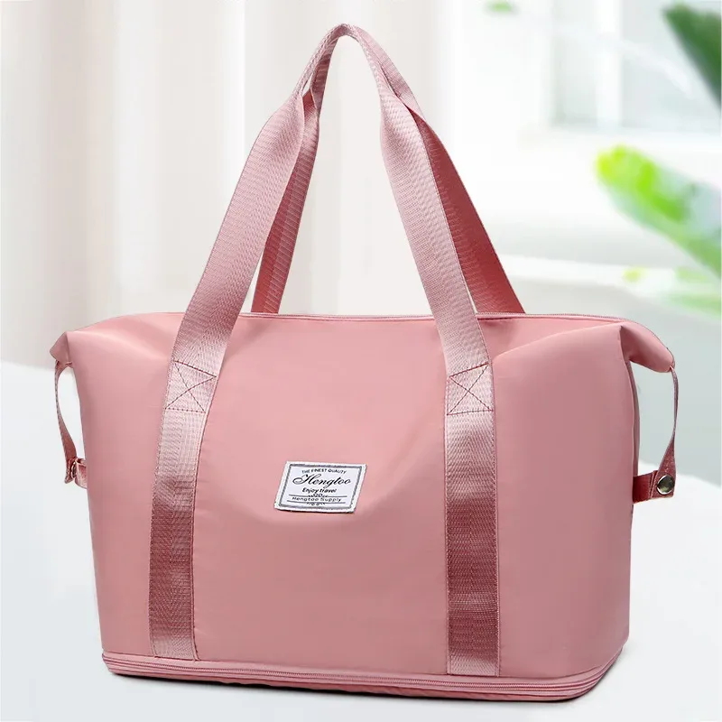grand sac à main extensible pour femmes, sac à bandoulière de voyage, sacs de rangement ultralégers de grande capacité, fourre-tout de voyage d'affaires, bourse d'excursion pour dames