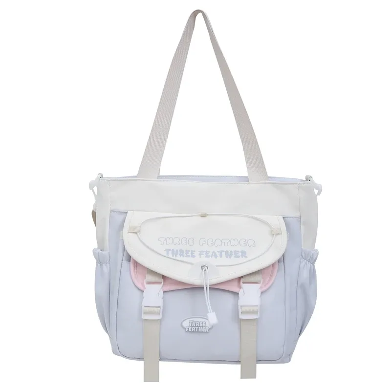 sac à dos avec pendentif de dessin animé ins de style coréen, sac à main pour femmes, sac d'école de grande capacité pour étudiants, sac de transport et de voyage