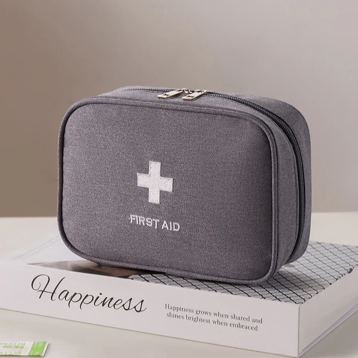 sac à médicaments portable d'extérieur de grande capacité pour hommes et femmes, petit voyage, fournitures médicales, outils, pochette de rangement, fourre-tout, sac à capsules