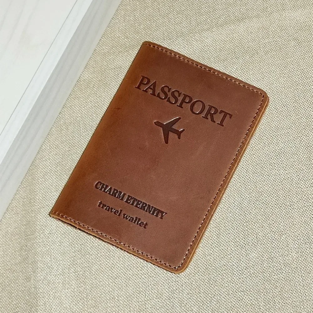 porte-passeport de voyage pour femmes et hommes, étui de voyage pour passeport, pochette fine en cuir, housse de passeport, portefeuille de voyage