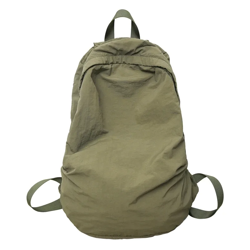 sacs à dos en nylon imperméables de grande capacité, sacs de loisirs ou de voyage légers et solides, style universitaire, tible de gril, sac décontracté coréen