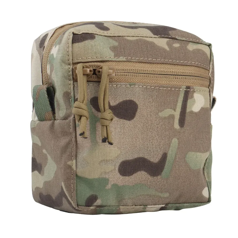 pochette gp d'extérieur carrée, petit sac divers, sac de rangement à fermeture éclair molle
