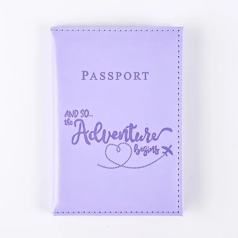 porte-passeport, couverture portefeuille, essentiels de voyage, étui à cartes en cuir pu, accessoires de voyage internationaux pour femmes/hommes