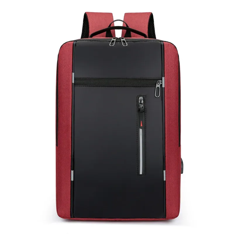 sac à dos d'affaires étanche pour hommes, sacs à dos d'école usb, sac à dos pour ordinateur portable de 15.6 pouces, sacs à dos de grande capacité pour hommes