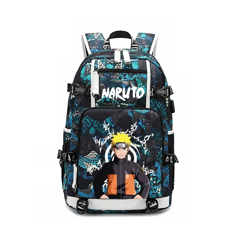 sacs à dos uzumaki naruto uchiha sasuke, sac à dos camouflage, sac à dos de grande capacité, sac de voyage, sacs d'école décontractés pour adolescents, pour cadeau