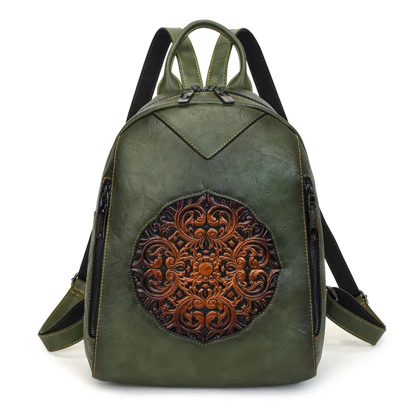 sacs à dos de luxe vintage 2026 pour femmes, sacs à main en cuir souple grande capacité, sacs à dos de voyage et de trajet pour femme, mochilas