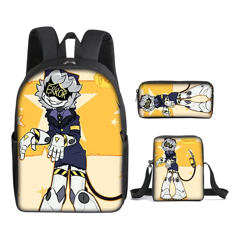 populaire jeune nouveauté meurtre drones impression 3d 3 pièces/ensemble étudiant sacs de voyage sac à dos pour ordinateur portable sac à dos sac à bandoulière trousse à crayons