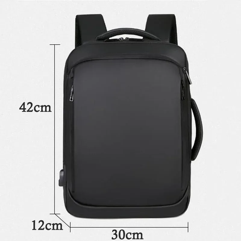 sac à dos d'affaires multifonctionnel pour hommes, sac à dos pour ordinateur portable, chargement usb, film étanche, sacs décontractés, nouveau, 2 couleurs