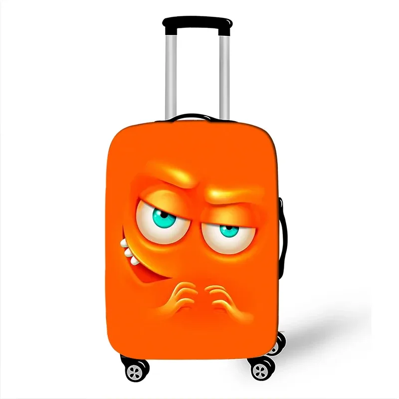 juste de bagage élastique pour voyage, housse anti-poussière, housse de protection, étui à bagages, housse de valise, expression amusante, 18-32
