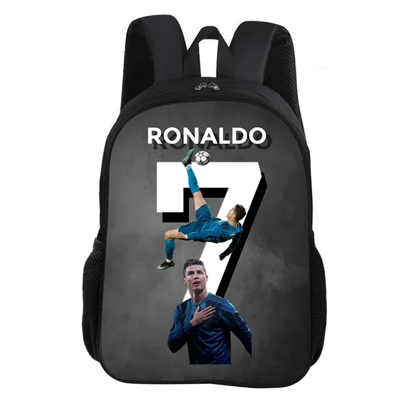 sac à dos scolaire ronaldo cr football star, sac à dos pour enfant, sac à livres, sac à dos de mode, sac à dos de sport, cadeau pour enfant