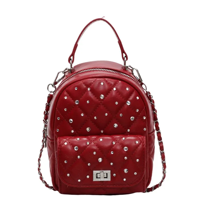 mini sac à dos en pu pour filles, carillon d'université, sac de voyage mignon, mode féminine, nouveau