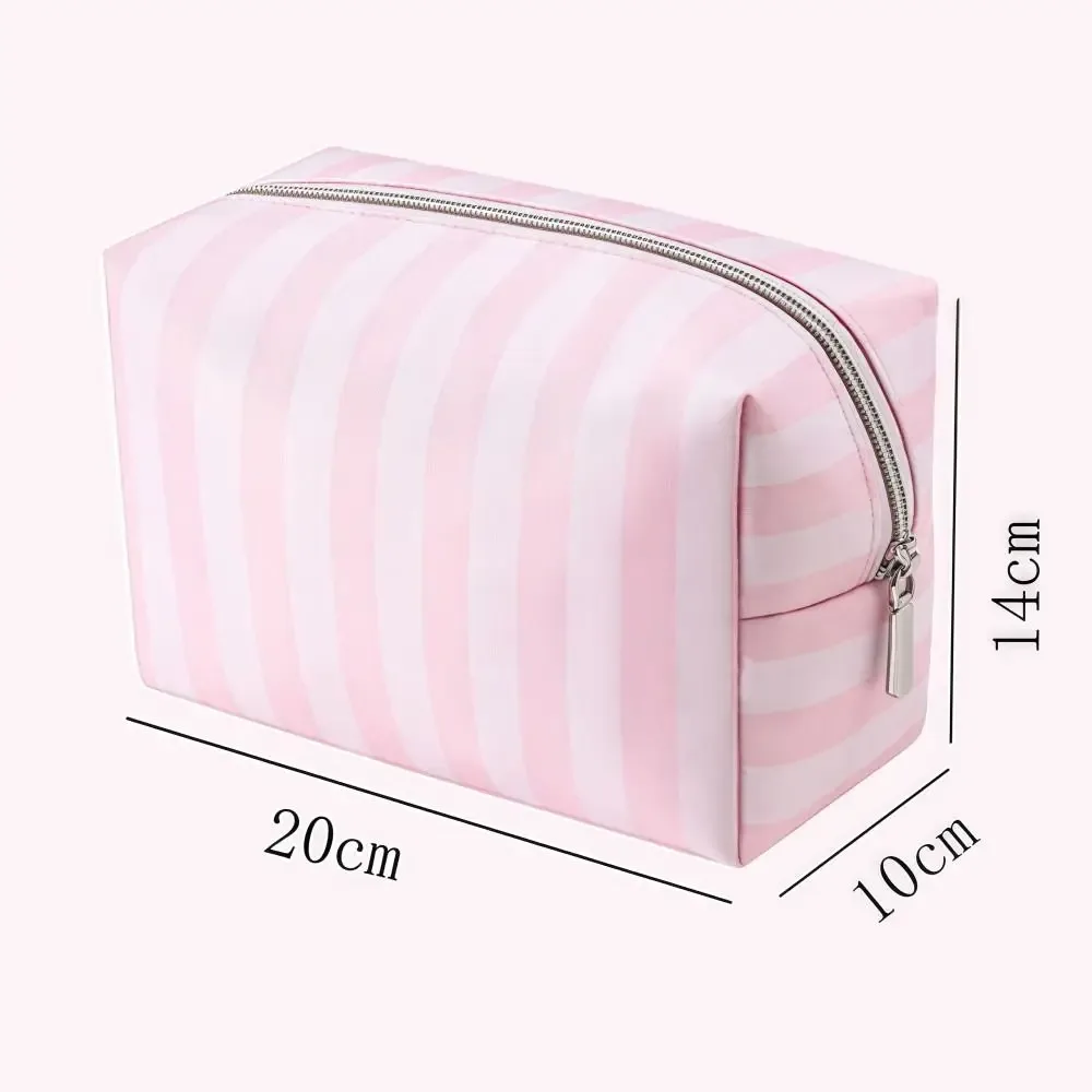 sac de maquillage à main de grande capacité, sac de rangement de cosmétiques en tissu oxford portable, design de voyage, sacs de lavage de style minimaliste