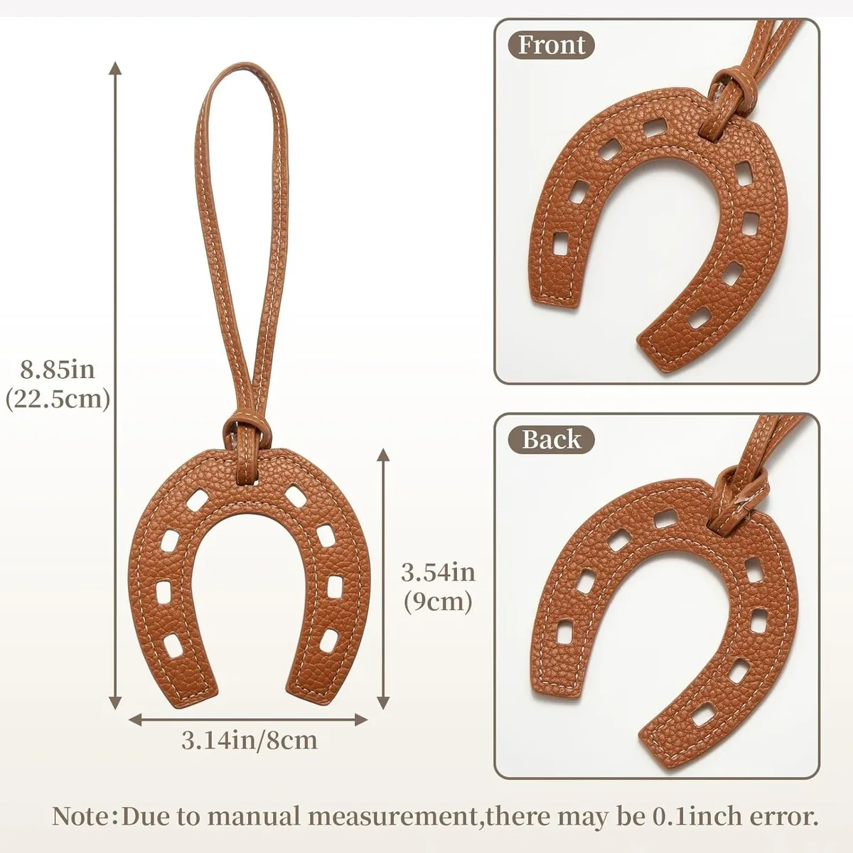 breloques en cuir pour sacs à main, porte-clés mignons de créateur pour femmes, jolis charms pour sacs à main, accessoires tendance pour sacs fourre-tout