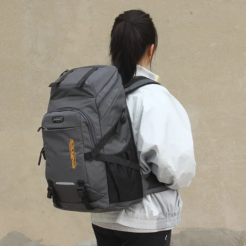 sac à dos de voyage de grande capacité pour hommes et femmes, sacs à bagages d'extérieur, sac d'ordinateur portable étudiant, sac à dos de camping, 60l, 80l