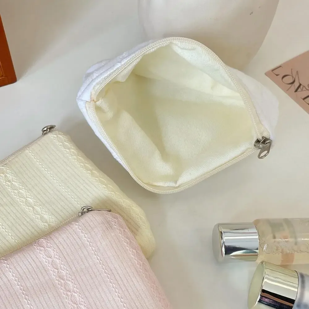 kawaii – mini sac à cosmétiques de voyage, pochette de rangement pour maquillage, rouge à lèvres, sac de rangement pour câble de données pour écouteurs, sac de rangement pour serviettes hygiéniques