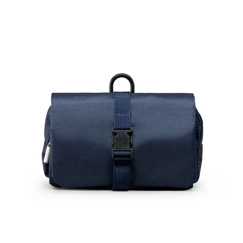 trousse de toilette pliante de style japonais, sac de rangement à crochet pour voyage d'affaires, sac à cosmétiques de haute qualité
