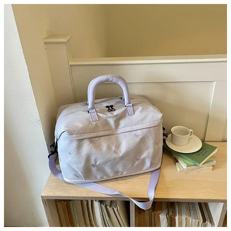 sac de voyage extensible avec compartiments séparés pour les articles secs et humides – sac de voyage de grande capacité, sac à main et sac de sport